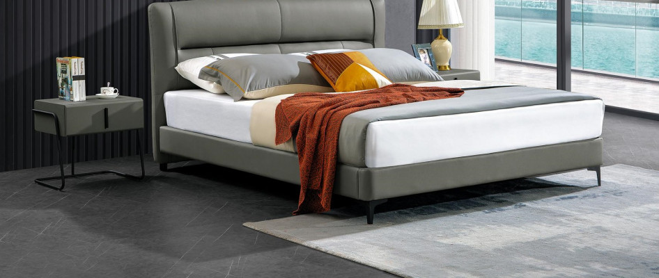 Twee-persoons bedden Koninklijk bed Slaapkamer Luxe bed Hout 180x200cm Luxe