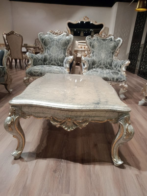 Klassieke troonstoelmeubels barok fauteuil Chesterfield fluwelen stoel