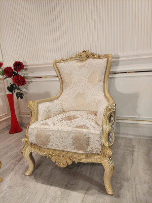 Klassieke bankstel bankstel woonkamer meubilair inrichting 3+1 zitsbank