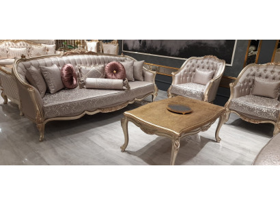 Chesterfield Barok Driezitsbank Meubels Franse inrichting