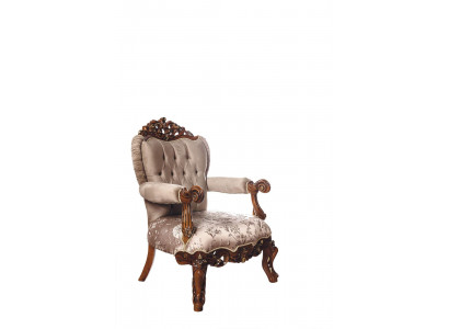 Fauteuil Troon Stoel Bank Barok Stoelen Meubels Inrichting Fluweel Goud