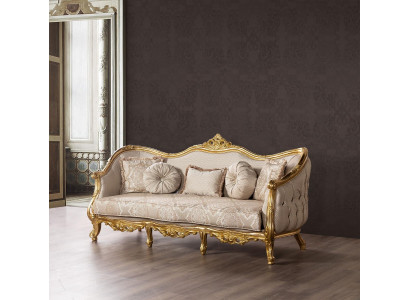 Luxe bank Klassieke driezitsbank Bank Meubels Inrichting Stoffen bank