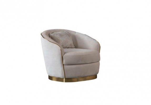 Luxury fauteuil eenzitter bank bank bekleding meubels 82x85x77cm fauteuil
