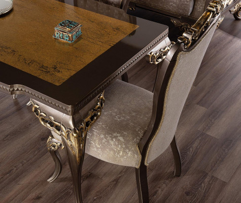 Luxe Bank Bekleding Meubels Inrichting Fauteuil Klassieke Troon