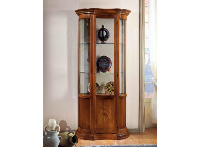 Luxueuze houten vitrinekast buffet Design kasten bruin Italiaanse meubels Nieuwe kast