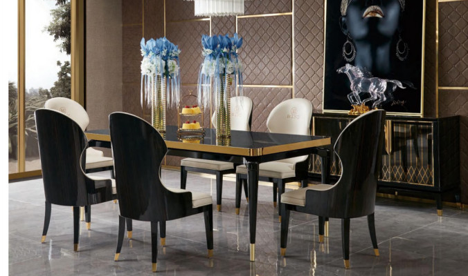 Eettafel tafel groep eetkamer woonkamer eettafel hout glas meubelen