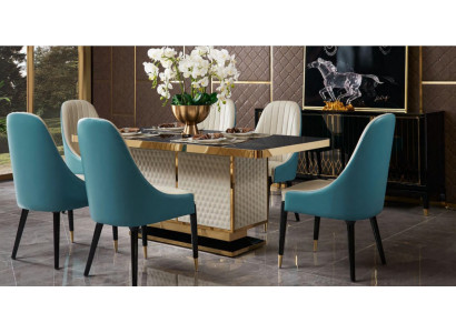 Eettafel 6x stoelen stoel eetkamer set eetgroep moderne meubels tafel