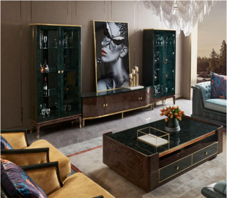 Moderne salontafel Tafel Sofa Ontwerp Tafels Hout Woonkamer Decoratie Bijzettafel