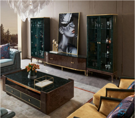 Moderne salontafel Tafel Sofa Ontwerp Tafels Hout Woonkamer Decoratie Bijzettafel