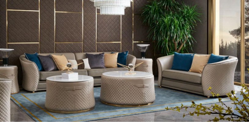 Ronde design salontafel Moderne bijzettafels Ronde banktafel Luxe