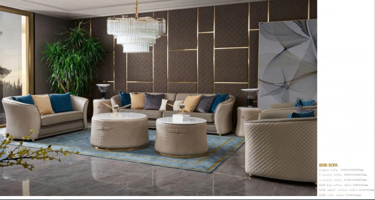 Ronde design salontafel Moderne bijzettafels Ronde banktafel Luxe