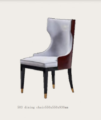Eetkamer 1x Stoel Stoelen Bekleding Hout Modern Ontwerper Leuning Zitting Fauteuil