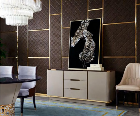 Ladeblok Houten Kast Dressoir Woonkamer Console Wandkasten