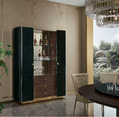 Vitrine kast woonkamer kasten vitrines glazen kast houten kast glas hout