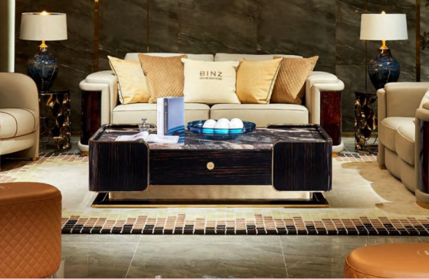 Luxe woonkamertafel salontafel houten tafel design tafels stijl meubels