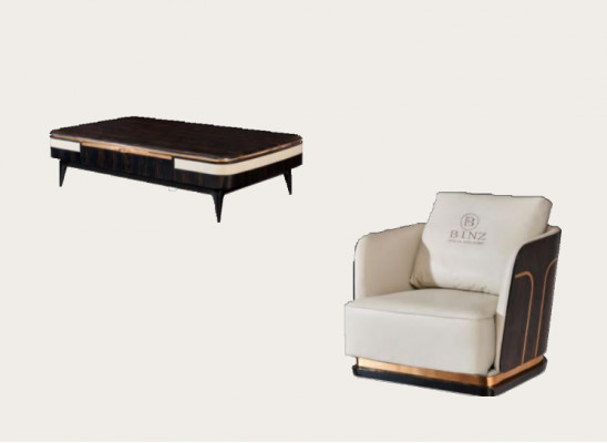 Sofa set 3-zits set Designbank Bekleding Decor Bankstellen Bank Modern