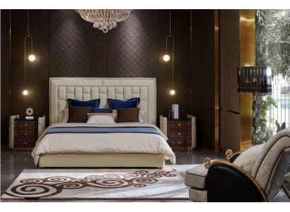 Ontwerp Leren Bed Luxe Gestoffeerde Bedden Tweepersoons Modern Huwelijk 180x200