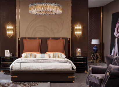 Bed Onderstel Ontwerp Luxe Metalen Tweepersoonsbedden Slaapkamer Leder