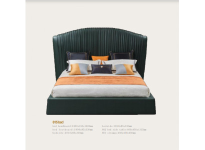 Bed Dekbedovertrek Design Luxe Tweepersoonsbedden Beige 180x200 Slaapkamer Leder Hotel