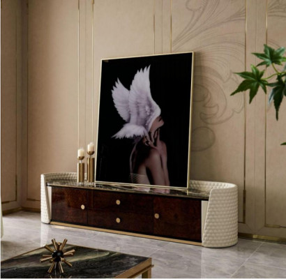 Ontwerper tv-tv dressoir commode zijlaagbord kast kamer decor plank