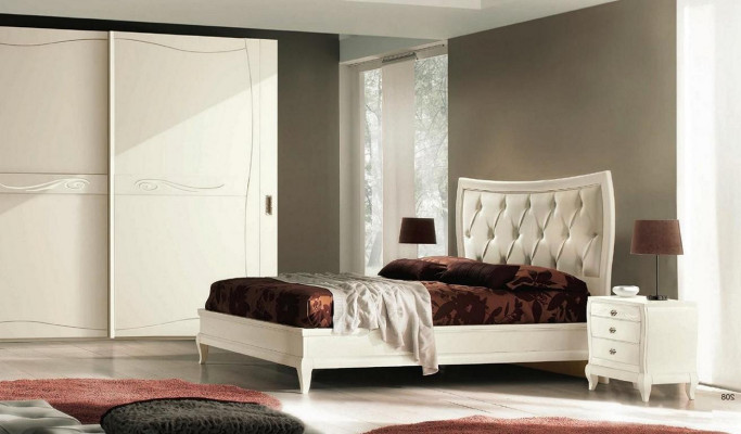 Slaapkamer Bed Nachtkastje Tweepersoonsbed set Bedframe Beddengoed Set 3-delig.