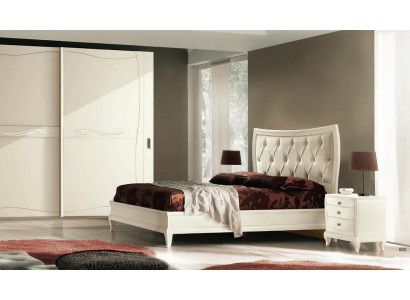 Slaapkamer Bed Nachtkastje Tweepersoonsbed set Bedframe Beddengoed Set 3-delig.