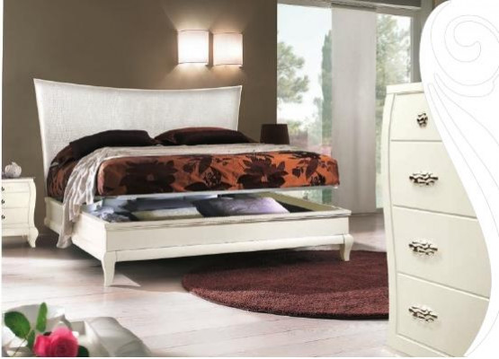 Bed Bedlade tweepersoonsbed bedframe bedden dubbel houten hotel nieuw
