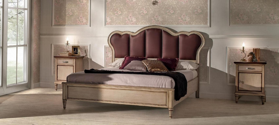 Tweepersoonsbed Slaapkamer Hotel Huwelijk Luxe Bed 2x Nachtkastje 3 delige Set Bedden Nieuw