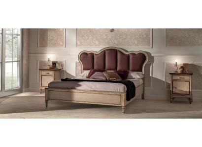 Tweepersoonsbed Slaapkamer Hotel Huwelijk Luxe Bed 2x Nachtkastje 3 delige Set Bedden Nieuw
