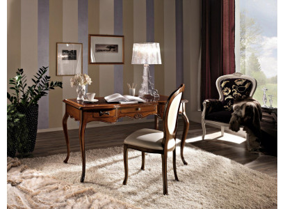 Ontwerper bureau stoel kantoor set Italiaanse meubels secretaire armstoel 2-delig.