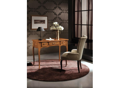 Kantoor Bureau + Stoel Compleet Set Meubels Tafels Luxe Italië Tafel 2-delig.