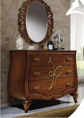 Kast Kast Luxe Kast Kast Plank Console Meubels Houten kast Spiegel