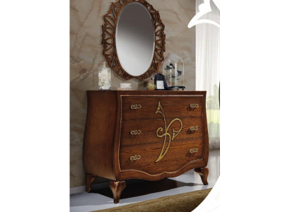 Kast Kast Luxe Kast Kast Plank Console Meubels Houten kast Spiegel