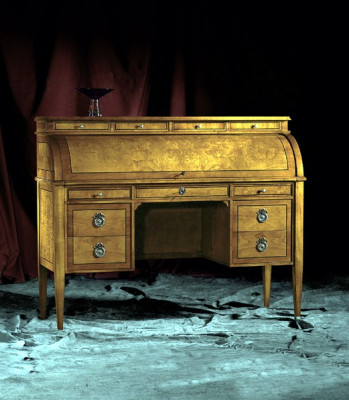 Tafels bureau tafel kantoortafel edel hout barok rococo antiek stijl meubels meubels