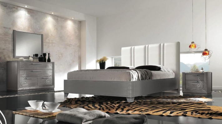 Slaapkamer Bed Nachtkastje Bedden Groep Tweepersoonsbedden Bedframe Set 3-delig Nieuw