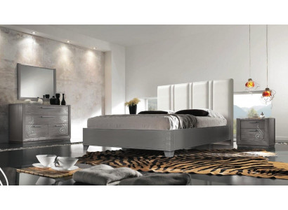 Slaapkamer Bed Nachtkastje Bedden Groep Tweepersoonsbedden Bedframe Set 3-delig Nieuw