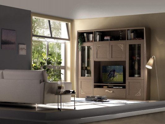 Woonkamer wandkast vitrine hout woonkamer meubels tv kasten design vitrinekasten