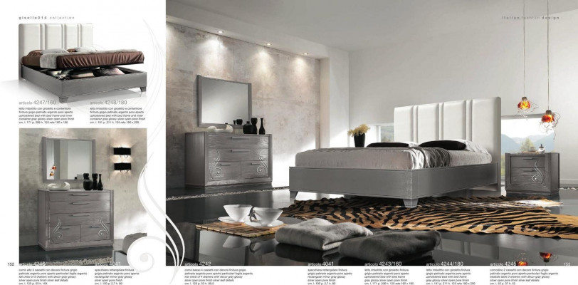 Luxe set slaapkamer bed nachtkastje commode spiegel groep garnituur nieuw 5-delig.
