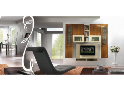 Woonkamer rtv muurkast plank tv houten kasten vitrinekast wandrekken Italië Nieuw Woonkamer tv-wandkast plank tv-houten kasten vitrinekast wandrekken Italië Nieuw