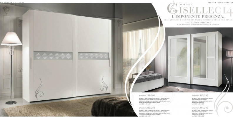 Kasten Kleding Kledingkast Kast Luxe Zweefdeuren Ontwerp Hout Modern
