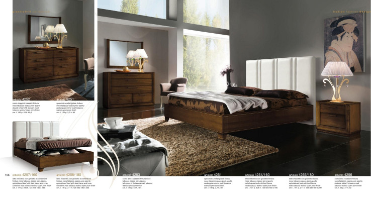 Slaapkamer Bed Nachtkastje Ladenkast Spiegel Dubbel Gestoffeerde Bedden Luxe 5-delig.