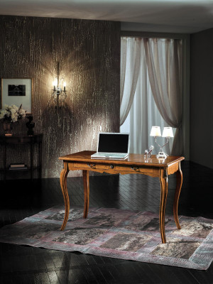 Secretaris Kantoor Meubels Bureau Bureau Computertafel Massief Hout Laden Tafels