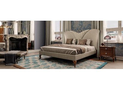 Bed Dubbel massief houten bed Slaapkamer Bedden Meubels Vaccari cav giovanni Nieuw