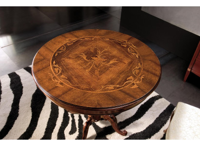 Eetkamertafels Ronde meubels Eettafel Luxe Ronde Tafel Massief Hout Italië Nieuw