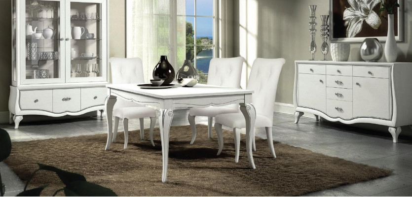 Tafel Hout Tafels Modern Ontwerp Eetkamer Eten Luxe Italië Uitschuifbare eettafel