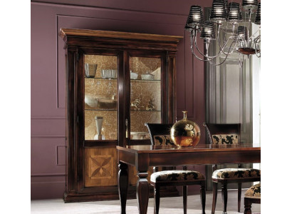 Massief houten dressoir Woonkamer dressoir Dressoir Vaccari Cav Giovanni Vitrines