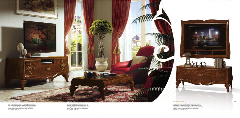 Lowboard kast rtv woonkamer tv houten meubels kast klassiek dressoir nieuw