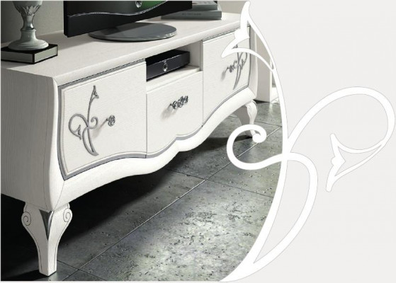 Luxe televisiemeubel tv-kast dressoir hout modern commode design nieuw