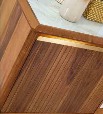 Sideboard commodeset Italiaanse meubels 2-delig kast houten ladekast met spiegel