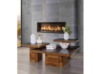 Woonkamer houten tafel set salontafel tafel meubels hout glas set salontafels